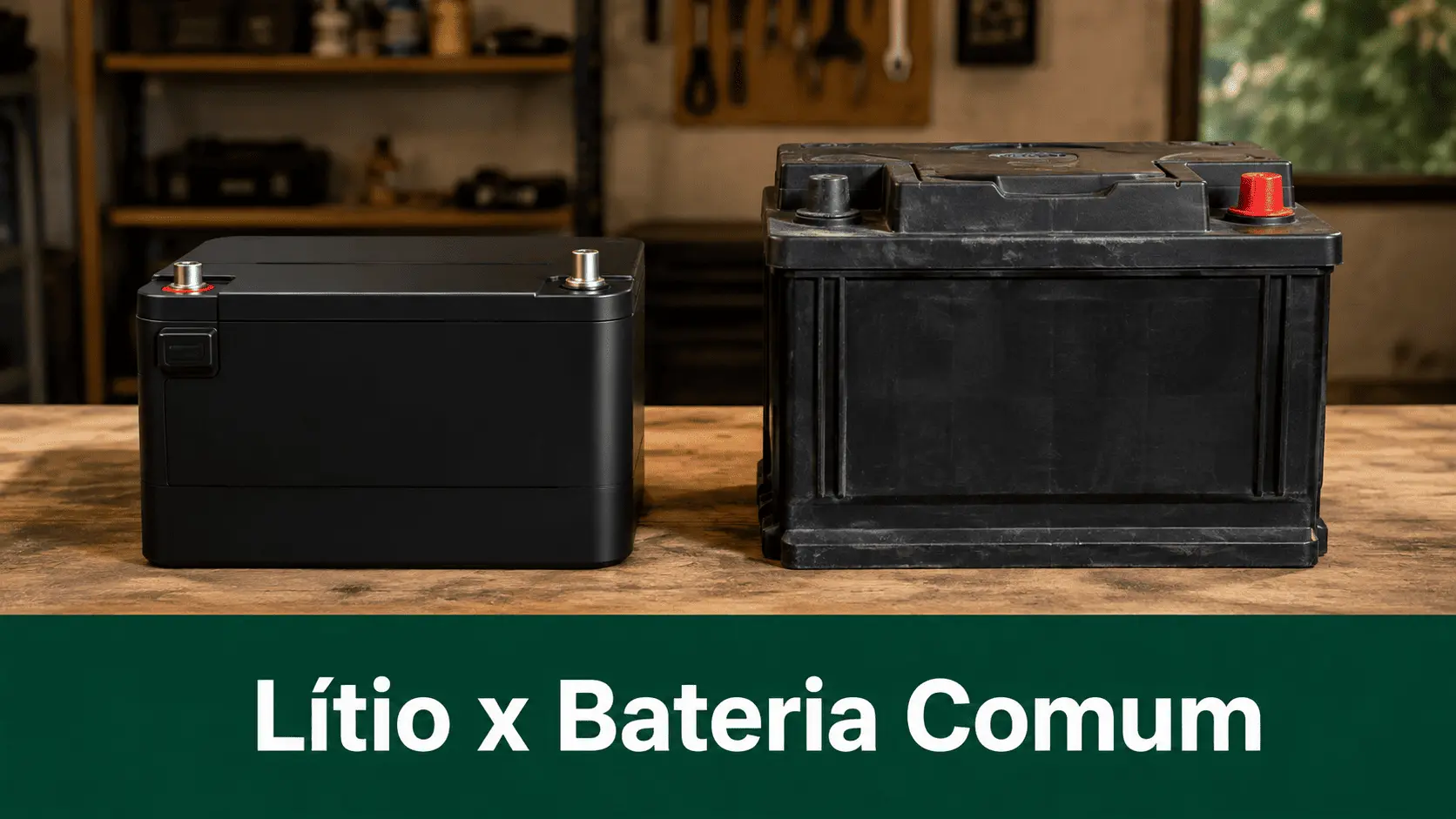 Aula: Lítio x bateria comum